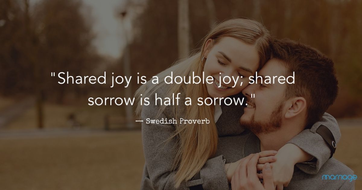 Shared Joy Is A Double Joy